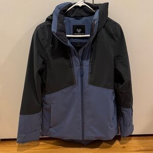 Obermeyer Cecilia Women's Dark Grey and Blue Ski Jacket